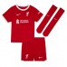 Maillot de foot Liverpool Alexander-Arnold #66 Domicile vêtements enfant 2023-24 Manches Courtes (+ pantalon court)